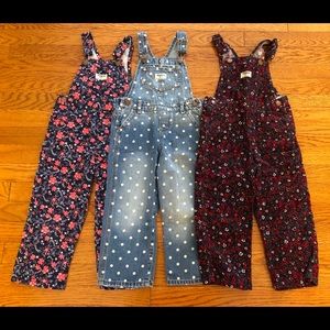 GIRL 3T OshKosh Overalls Lot